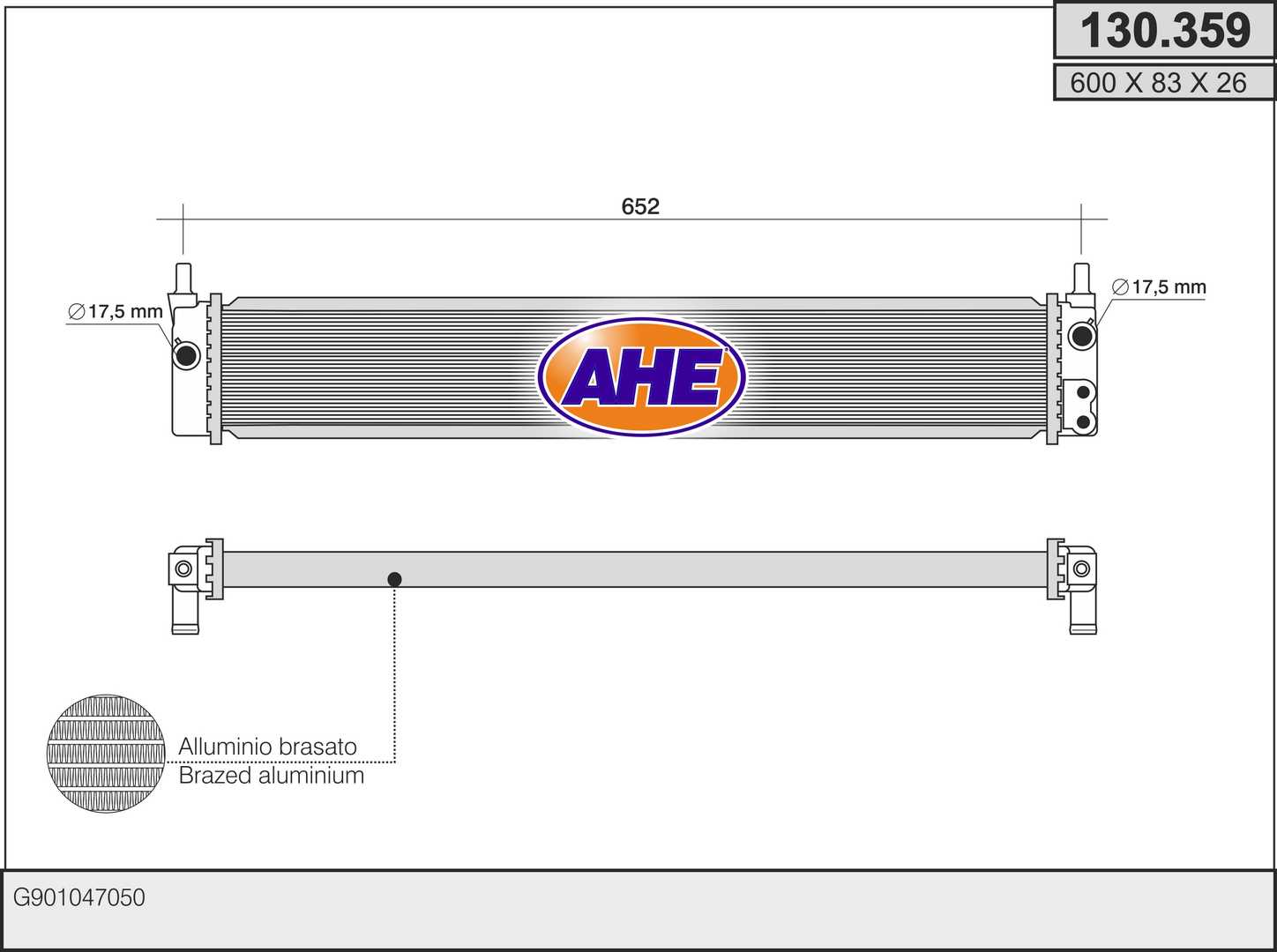 AHE 130.359 Radiatore,...