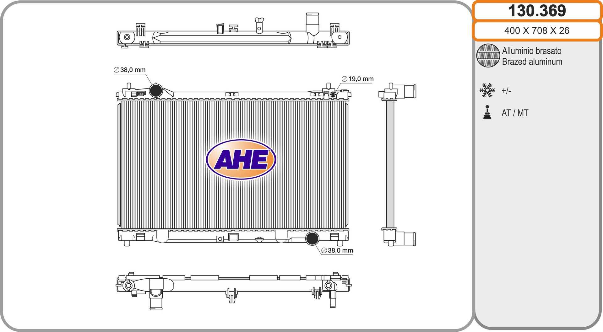AHE 130.369 Radiatore,...