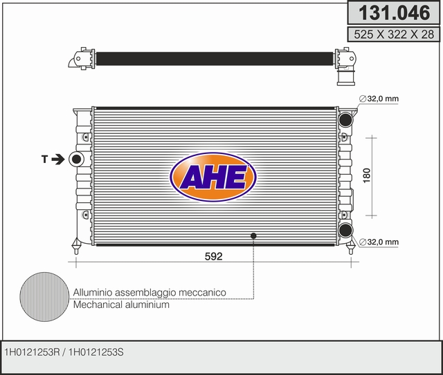 AHE 131.046 Radiatore,...