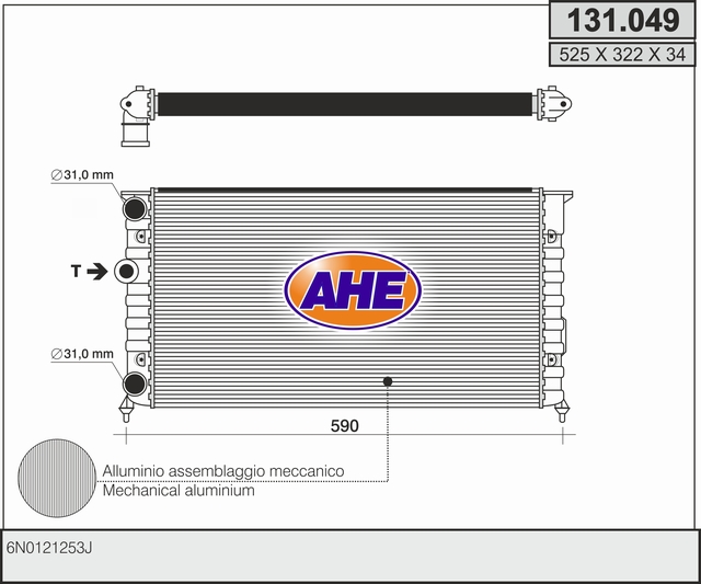 AHE 131.049 Radiatore,...