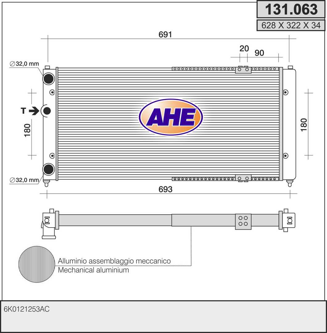 AHE 131.063 Radiatore,...