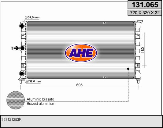 AHE 131.065 Radiatore,...