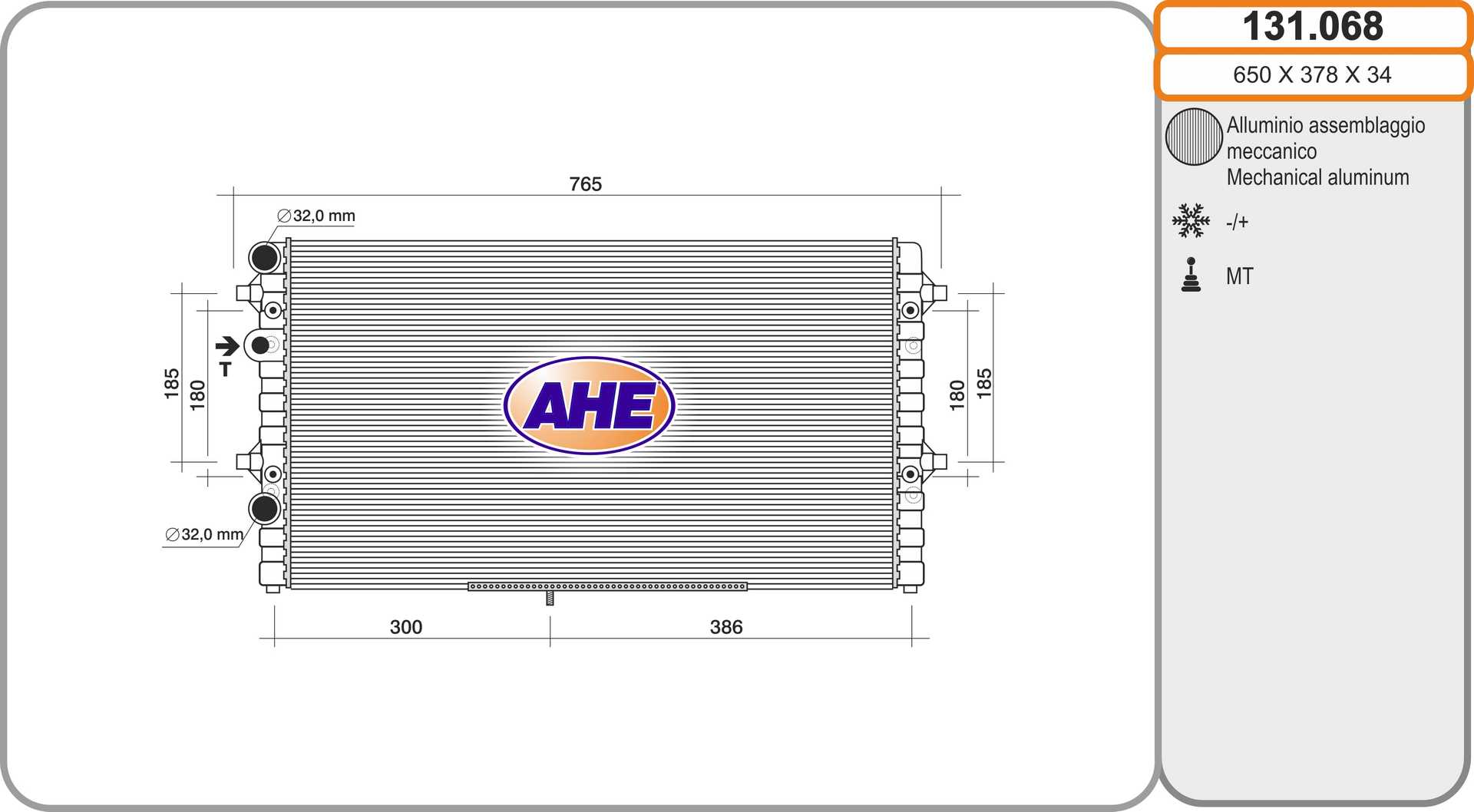 AHE 131.068 Radiatore,...