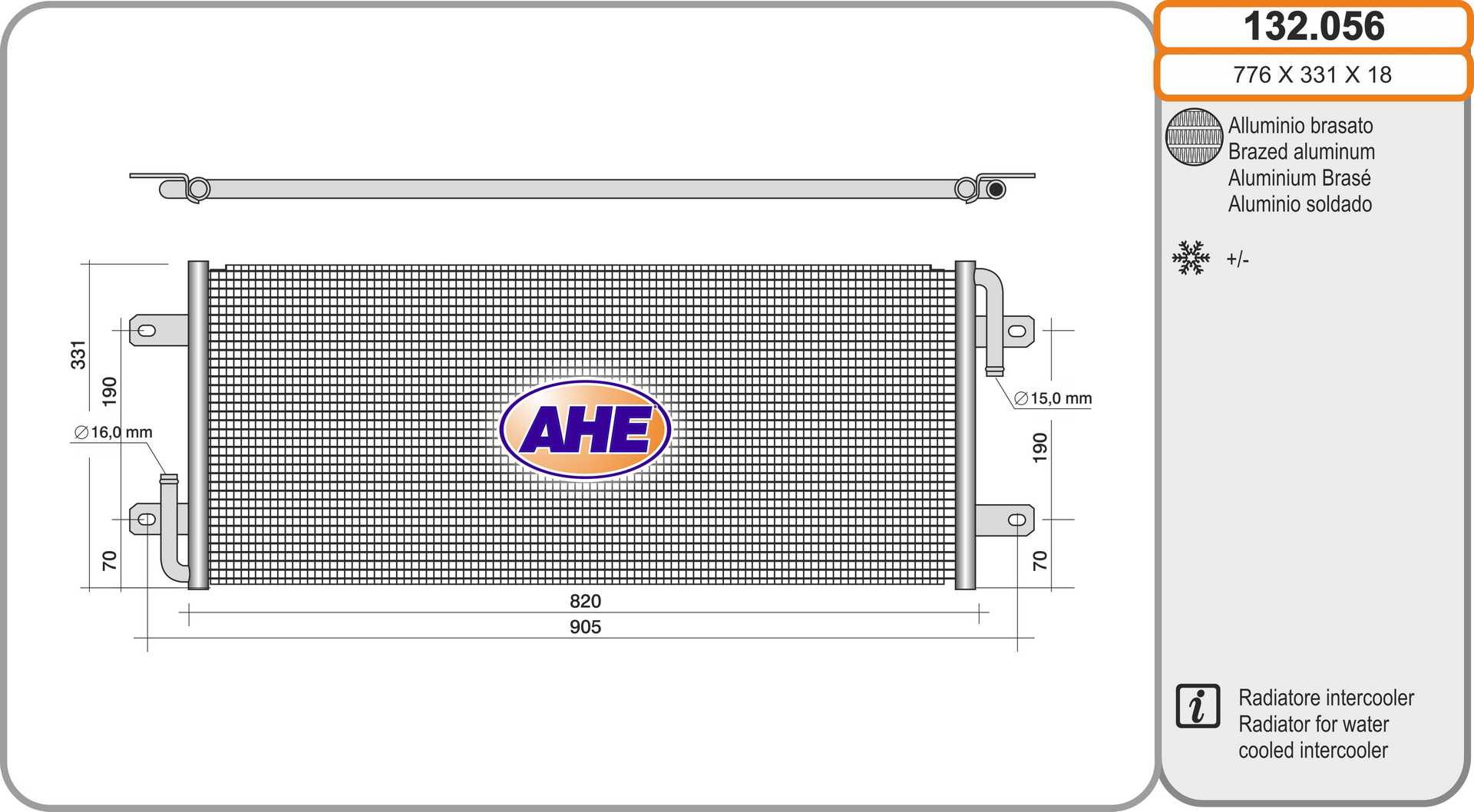 AHE 132.056 Radiatore,...