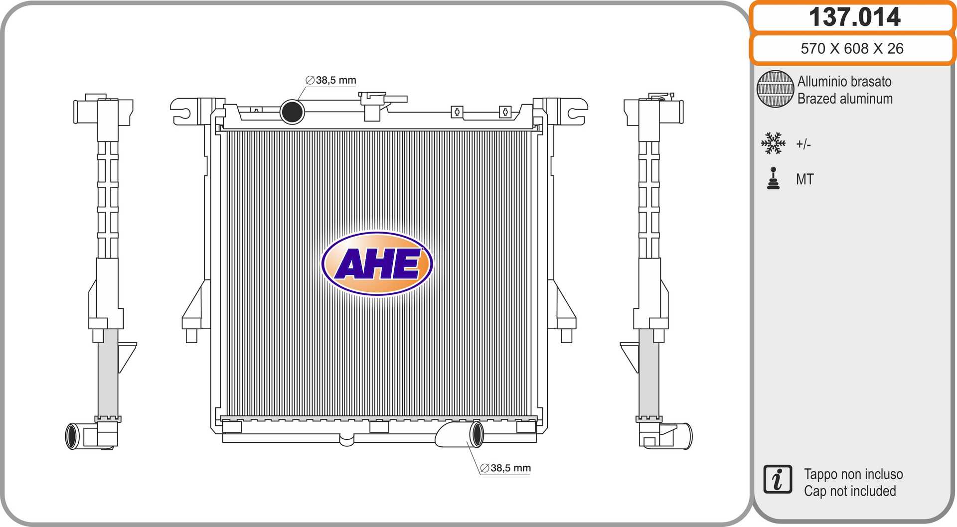 AHE 137.014 Radiatore,...
