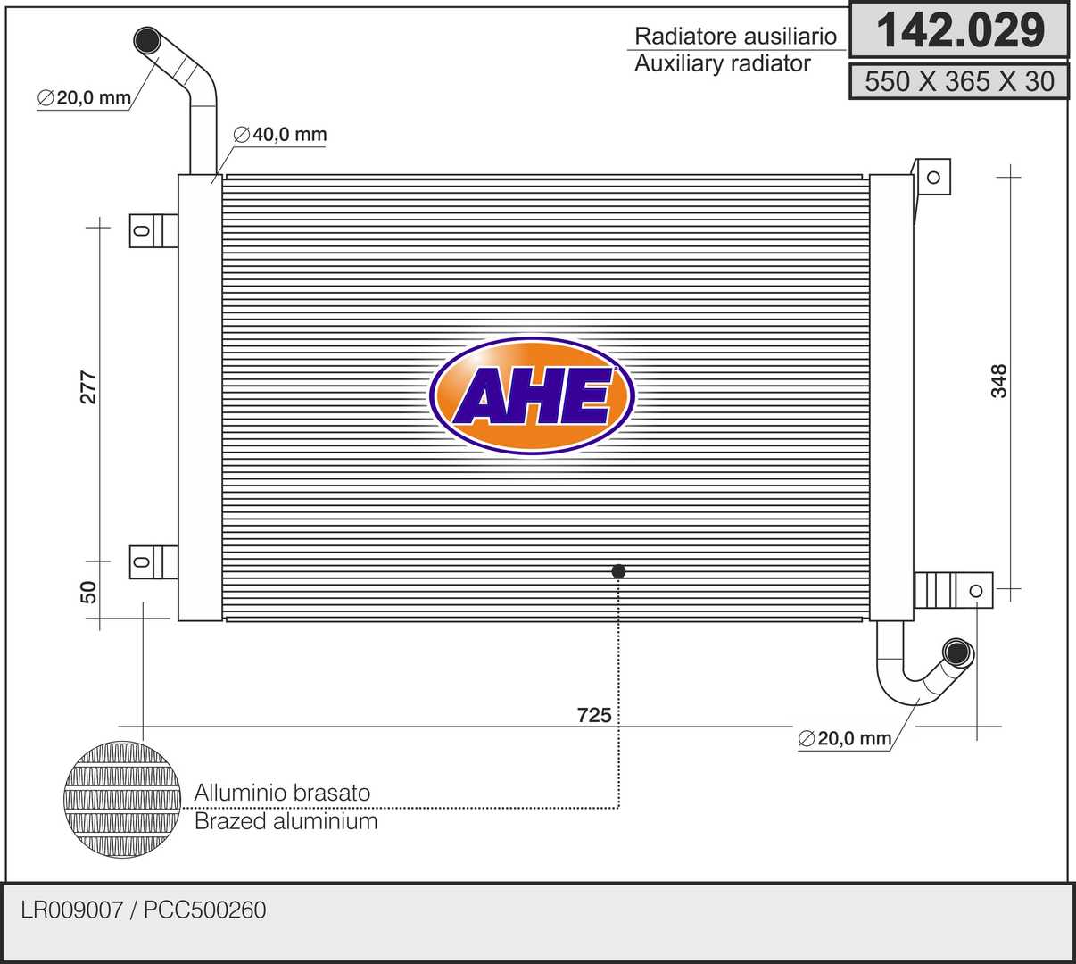 AHE 142.029 Radiatore,...