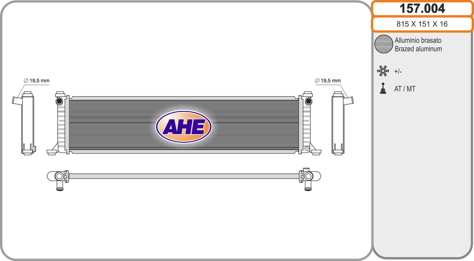 AHE 157.004 Radiatore,...