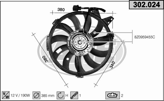 AHE 302.024 Ventola,...