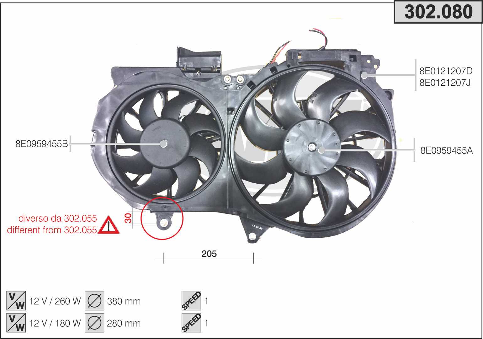 AHE 302.080 Ventola,...