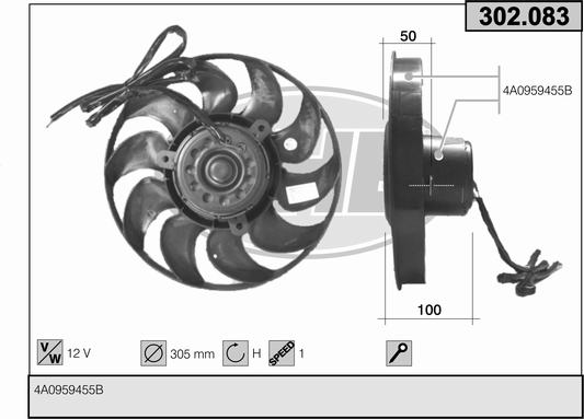AHE 302.083 Ventola,...