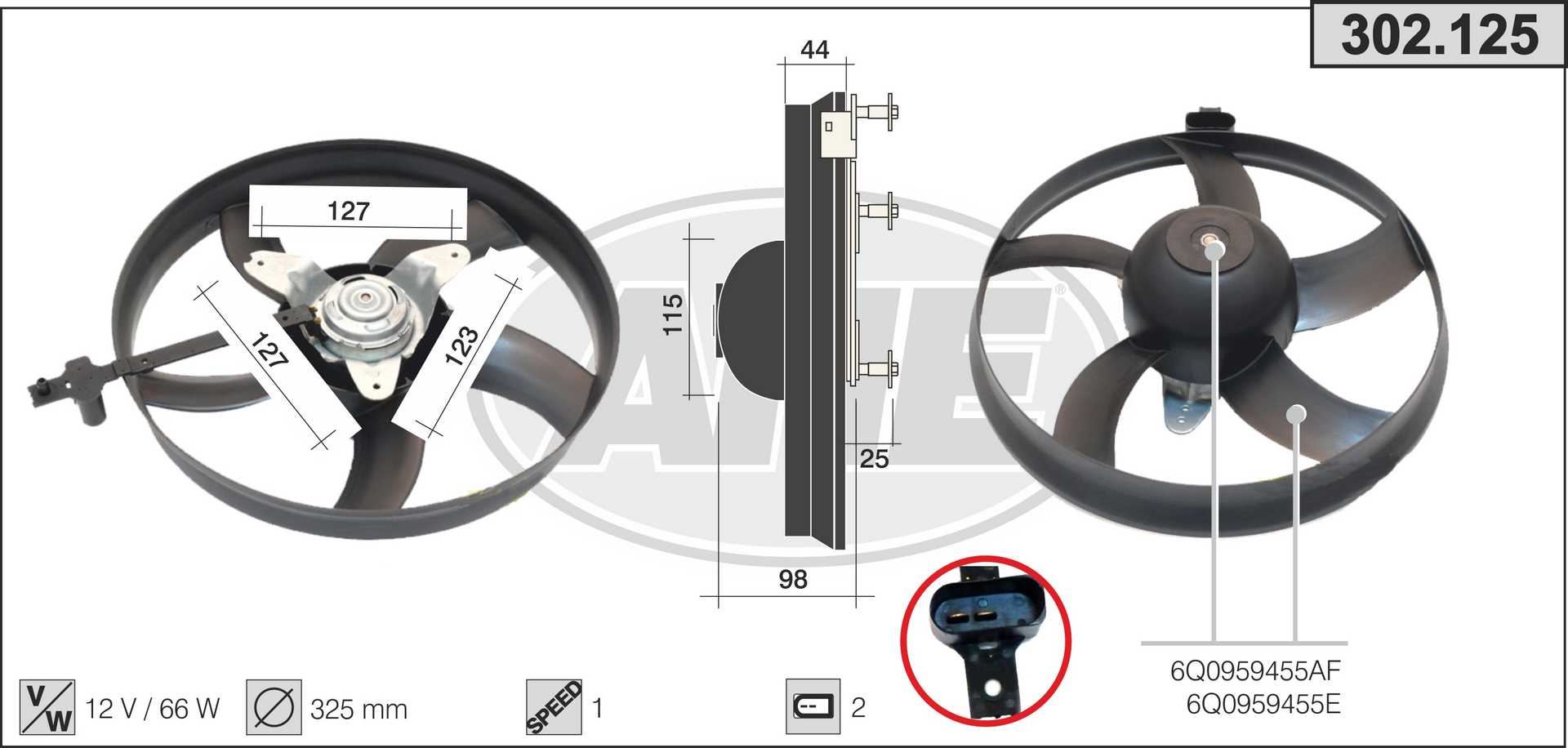 AHE 302.125 Ventola,...
