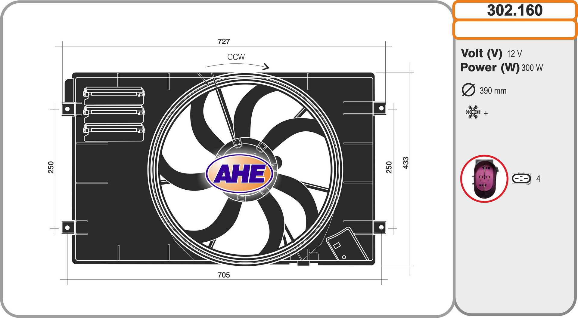 AHE 302.160 Ventola,...