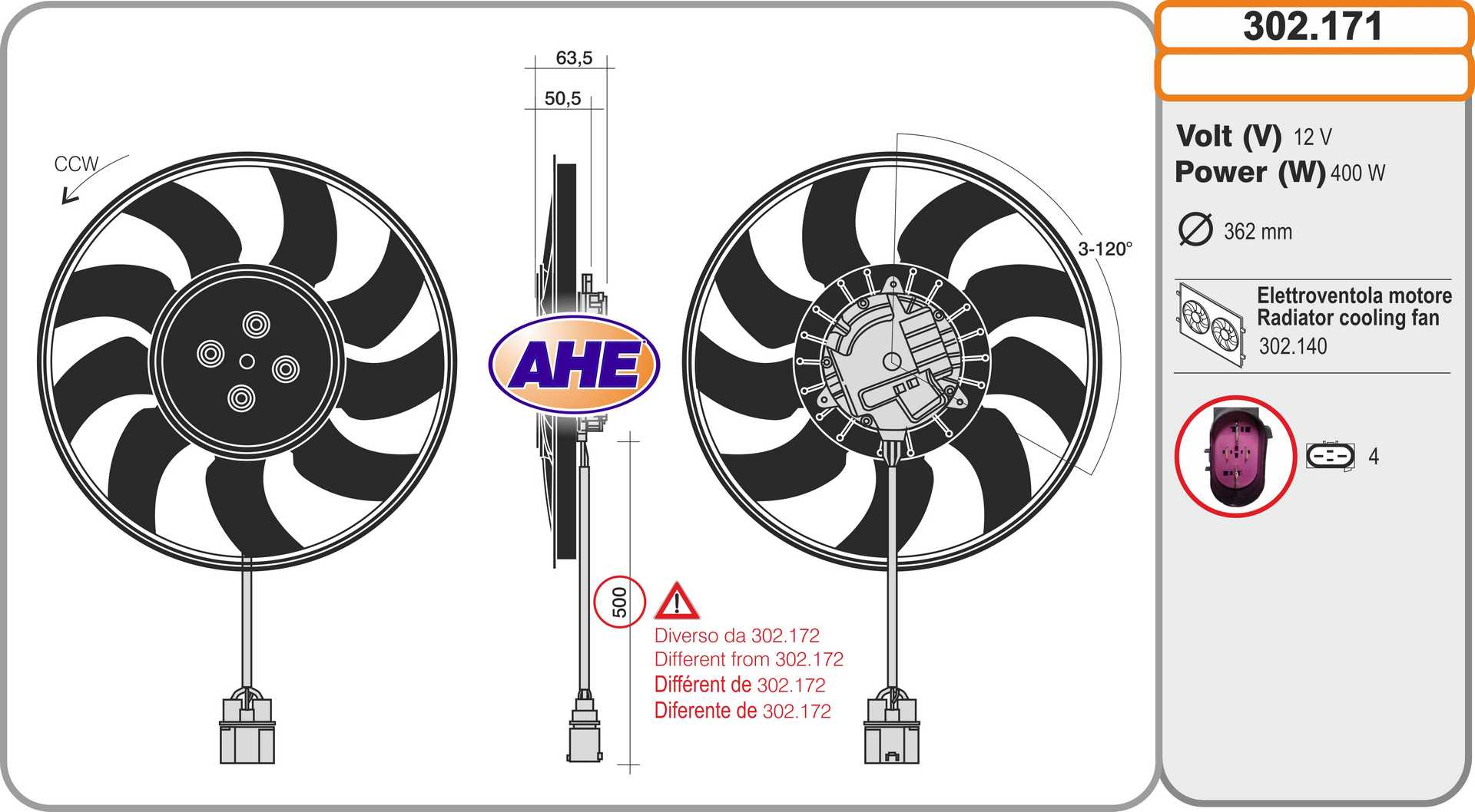 AHE 302.171 Ventola,...