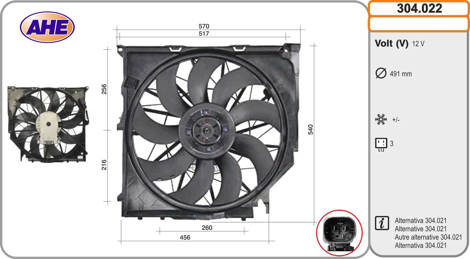 AHE 304.022 Ventola,...
