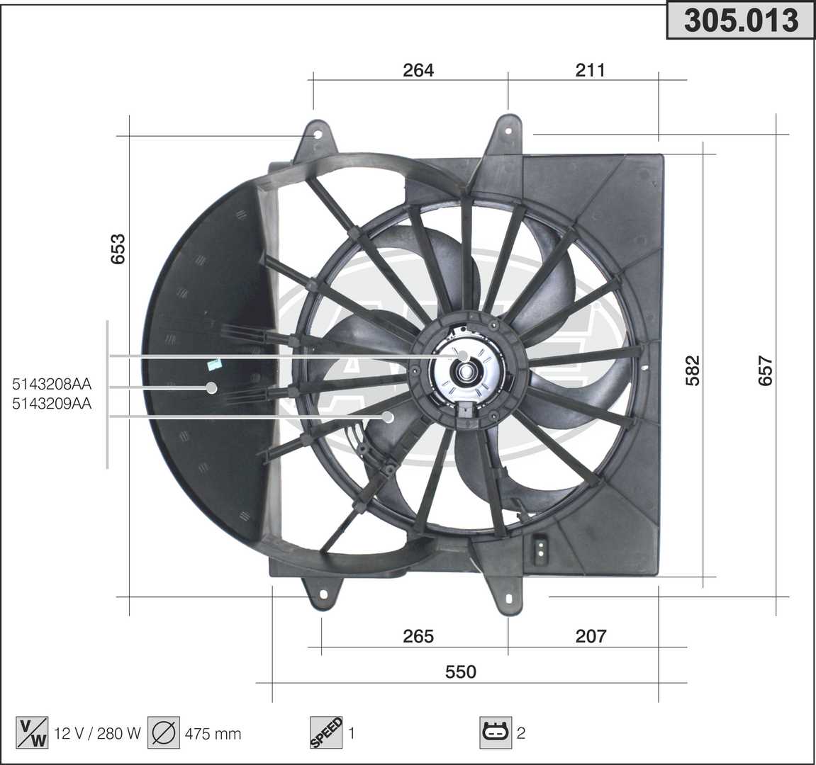 AHE 305.013 Ventola,...
