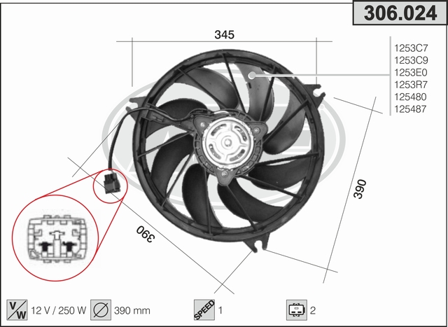 AHE 306.024 Ventola,...