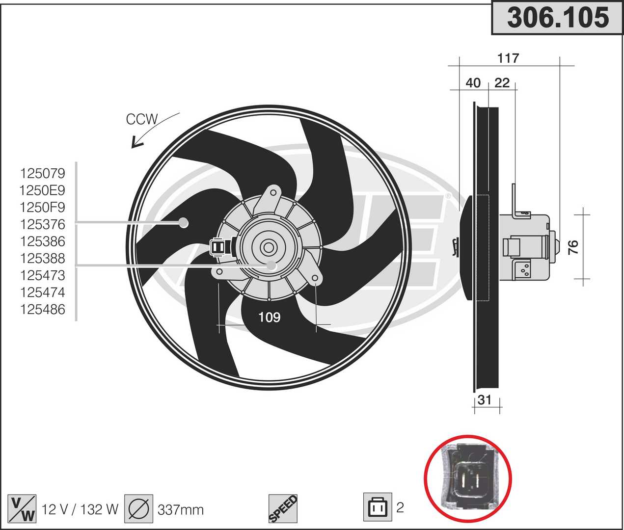 AHE 306.105 Ventola,...