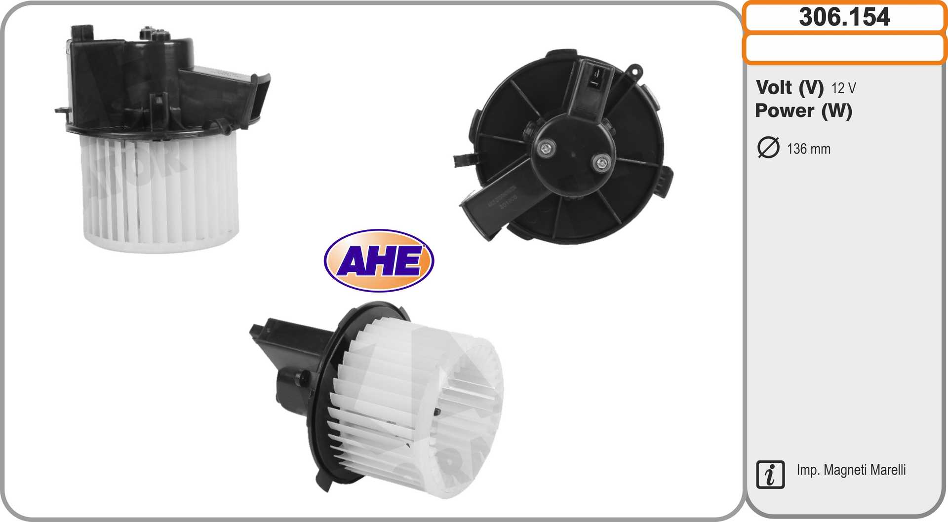 AHE 306.154 Ventilatore...