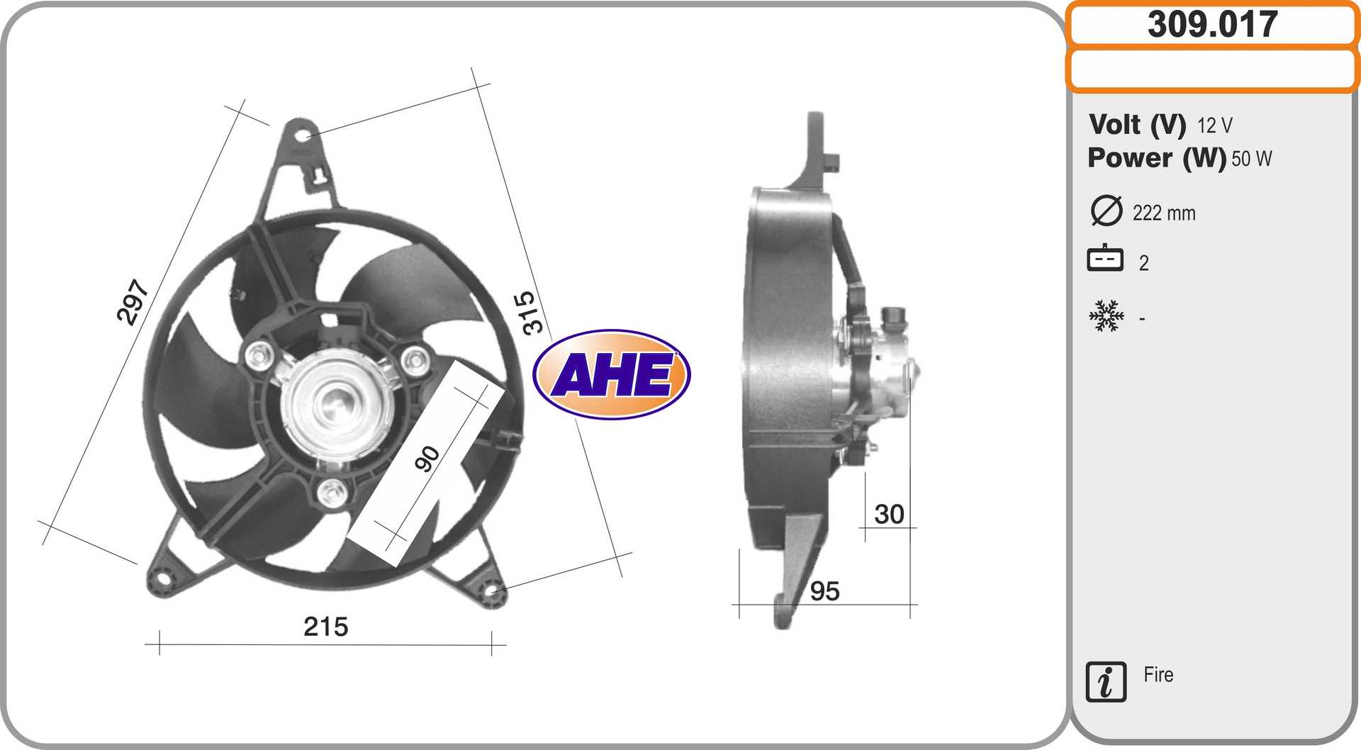 AHE 309.017 Ventola,...
