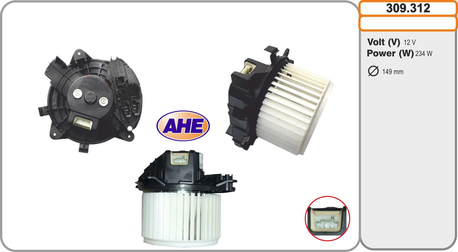 AHE 309.312 Ventilatore...