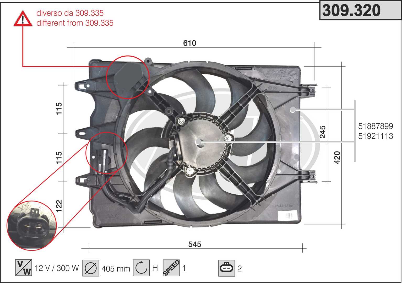 AHE 309.320 Ventola,...