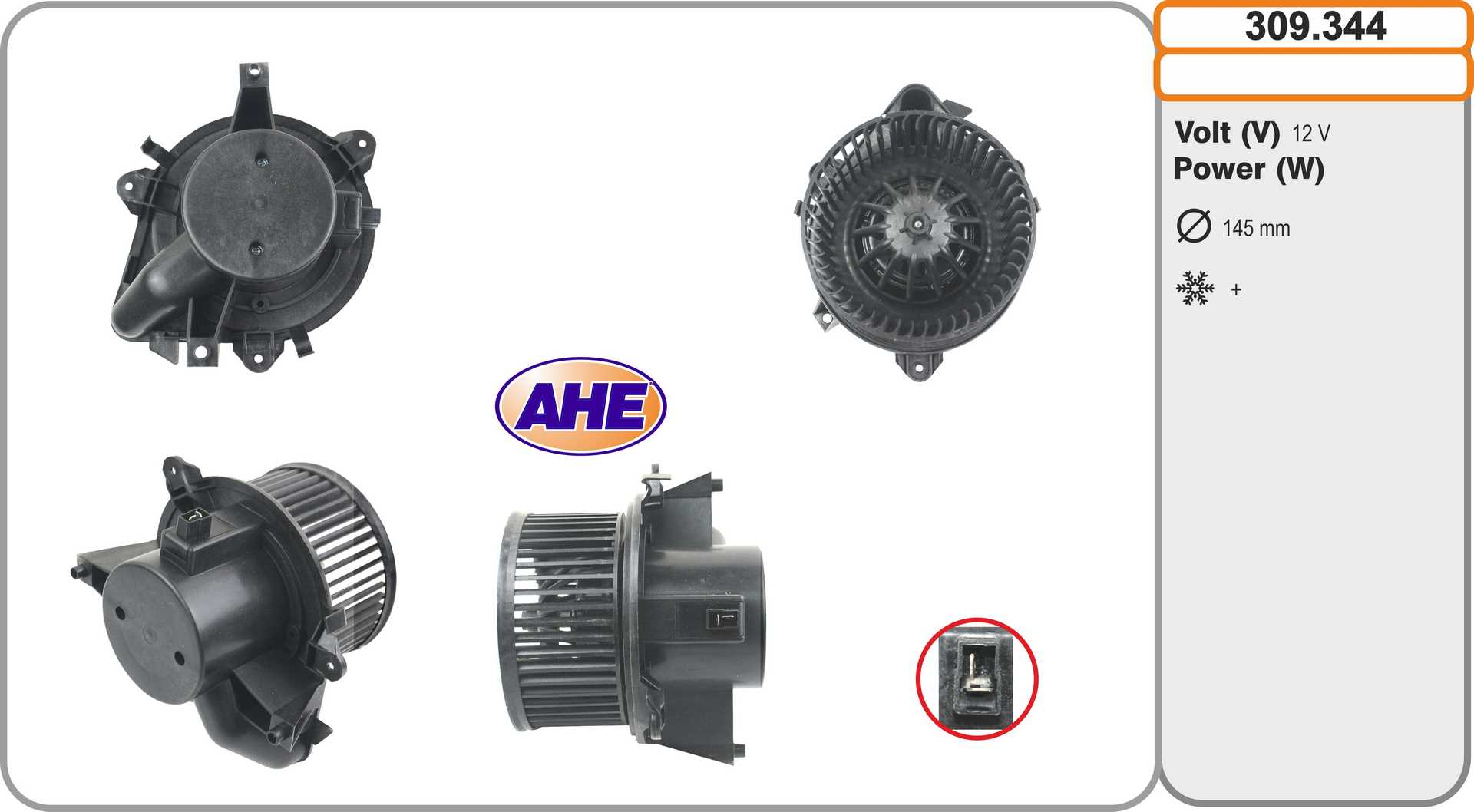 AHE 309.344 Ventilatore...