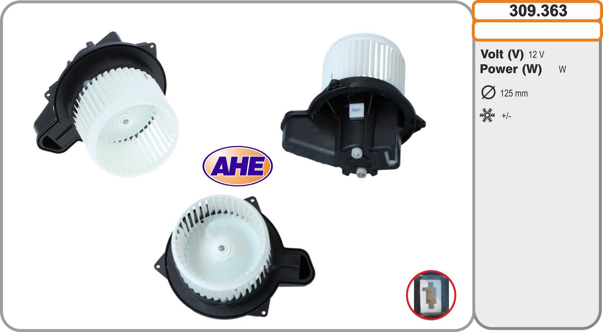AHE 309.363 Ventilatore...