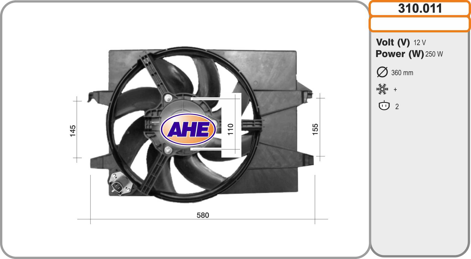 AHE 310.011 Ventola,...