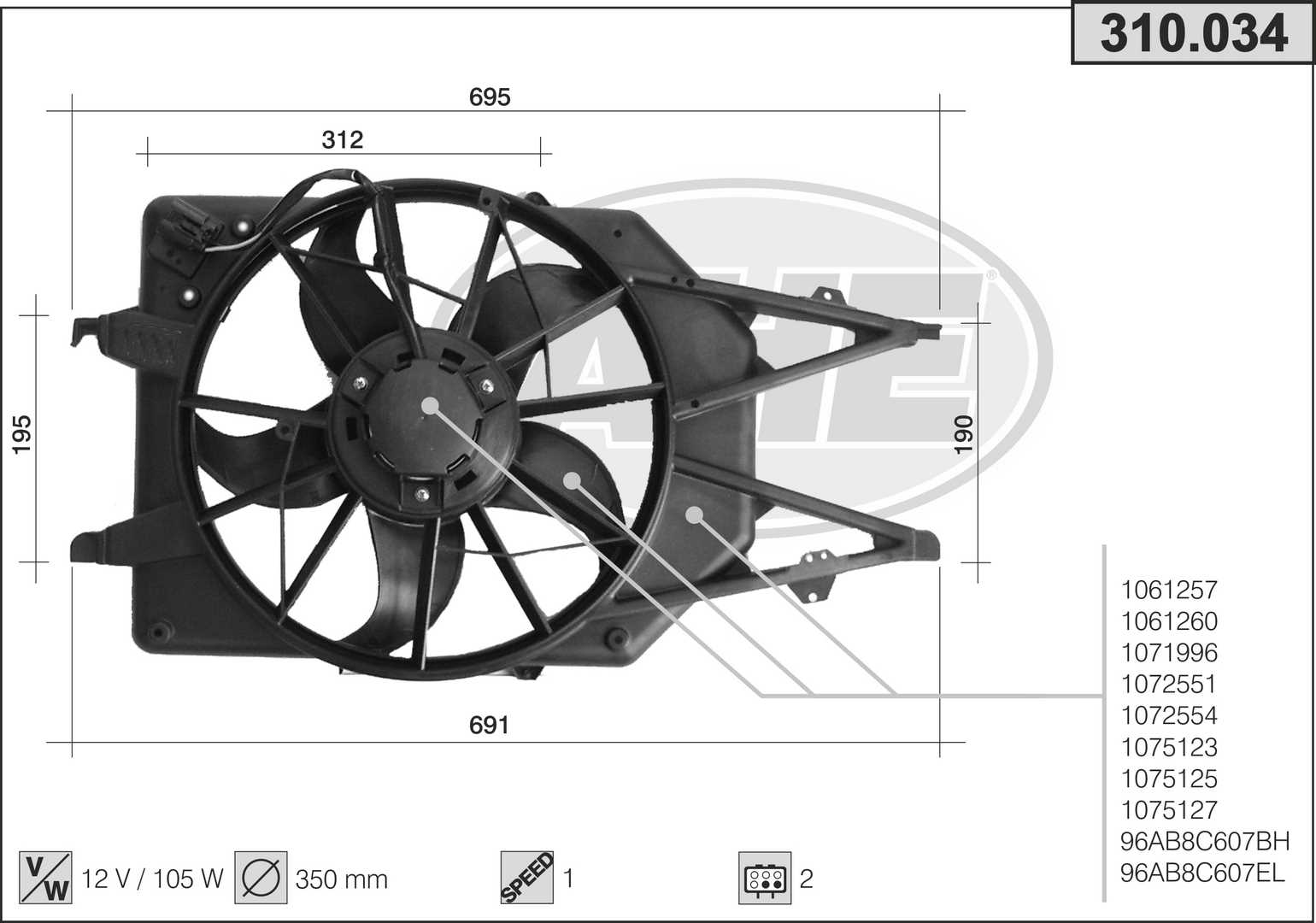 AHE 310.034 Ventola,...