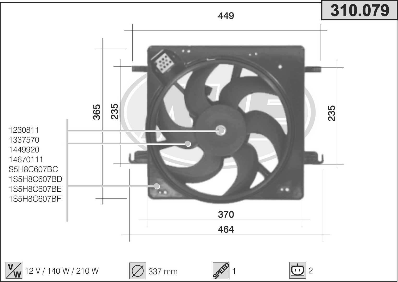 AHE 310.079 Ventola,...