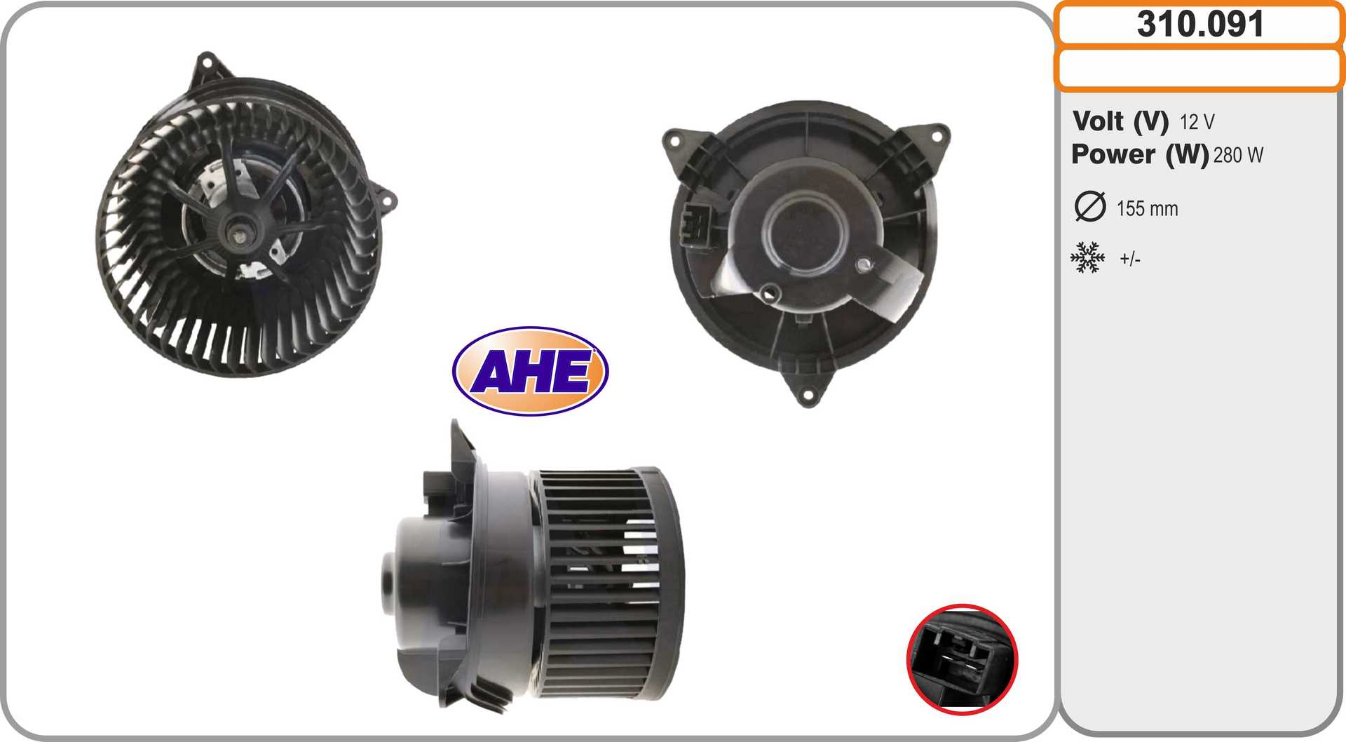 AHE 310.091 Ventilatore...