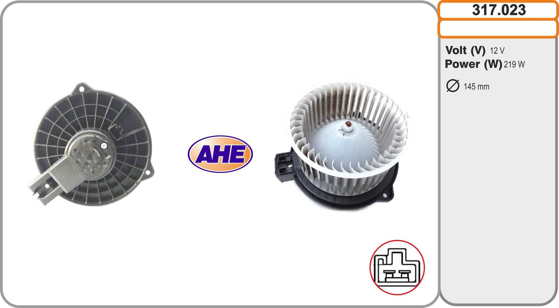 AHE 317.023 Ventilatore...