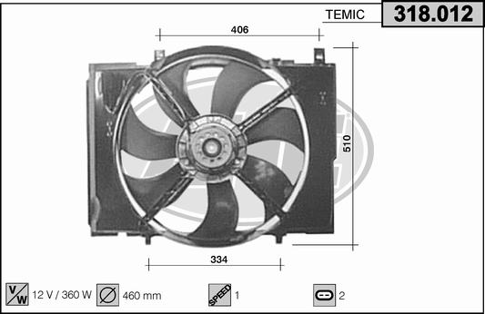 AHE 318.012 Ventola,...