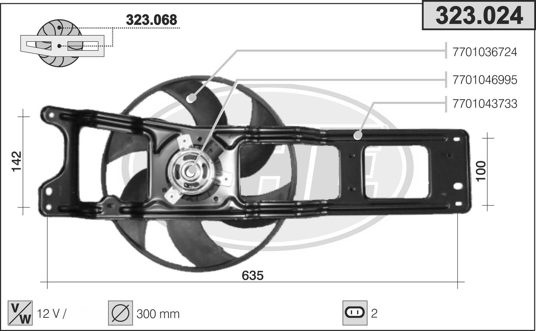 AHE 323.024 Ventola,...