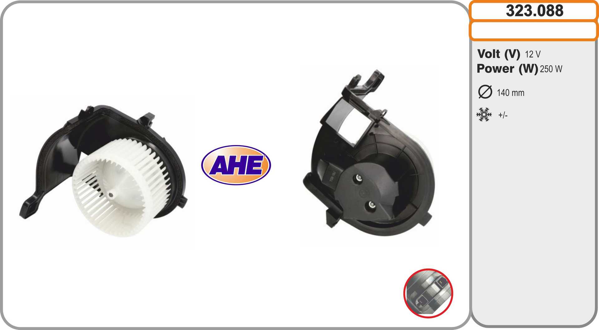 AHE 323.088 Ventilatore...