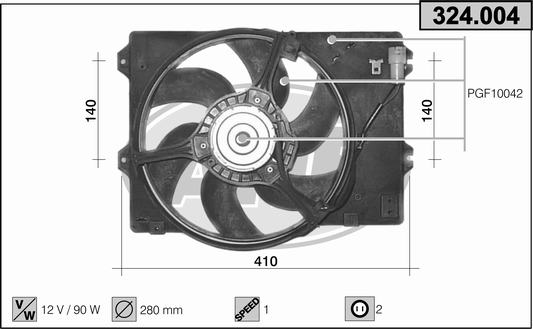 AHE 324.004 Ventola,...