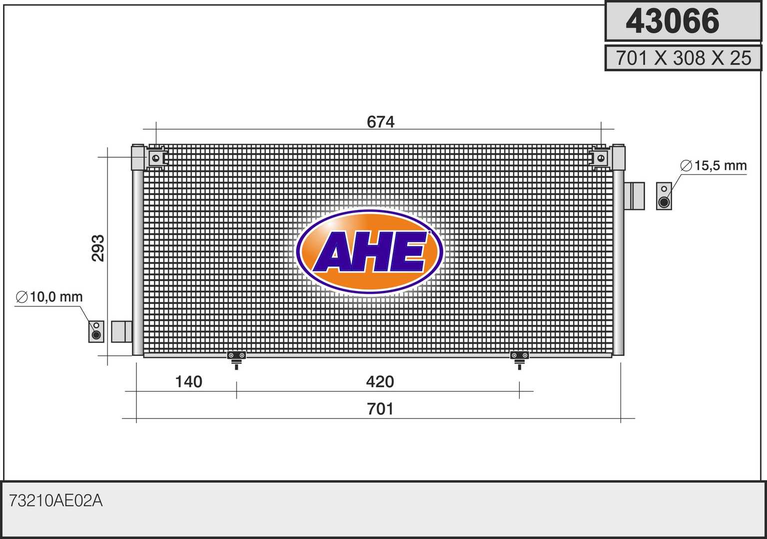 AHE 43066 Condensatore,...
