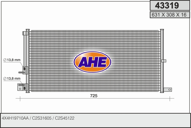 AHE 43319 Condensatore,...
