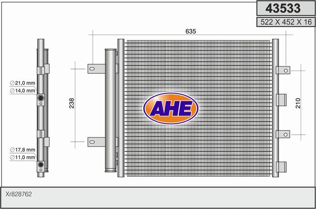 AHE 43533 Condensatore,...