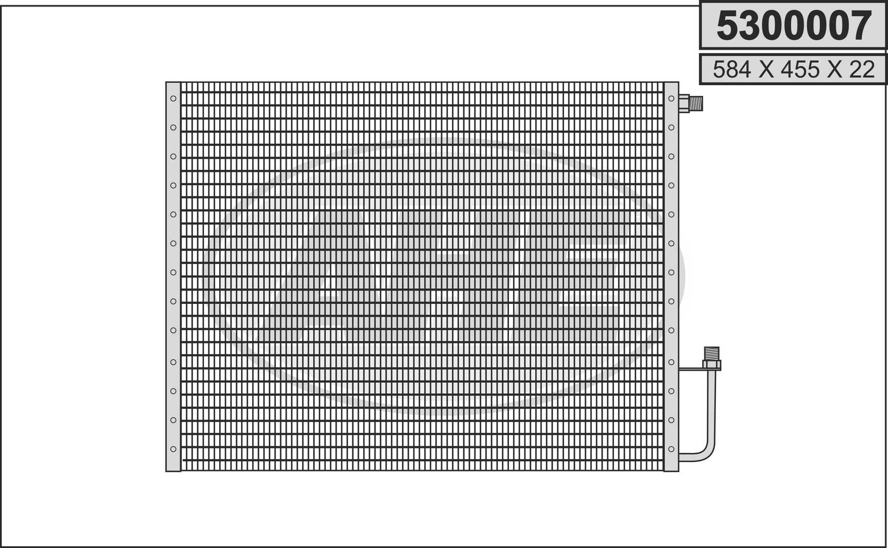 AHE 5300007 Condensatore,...