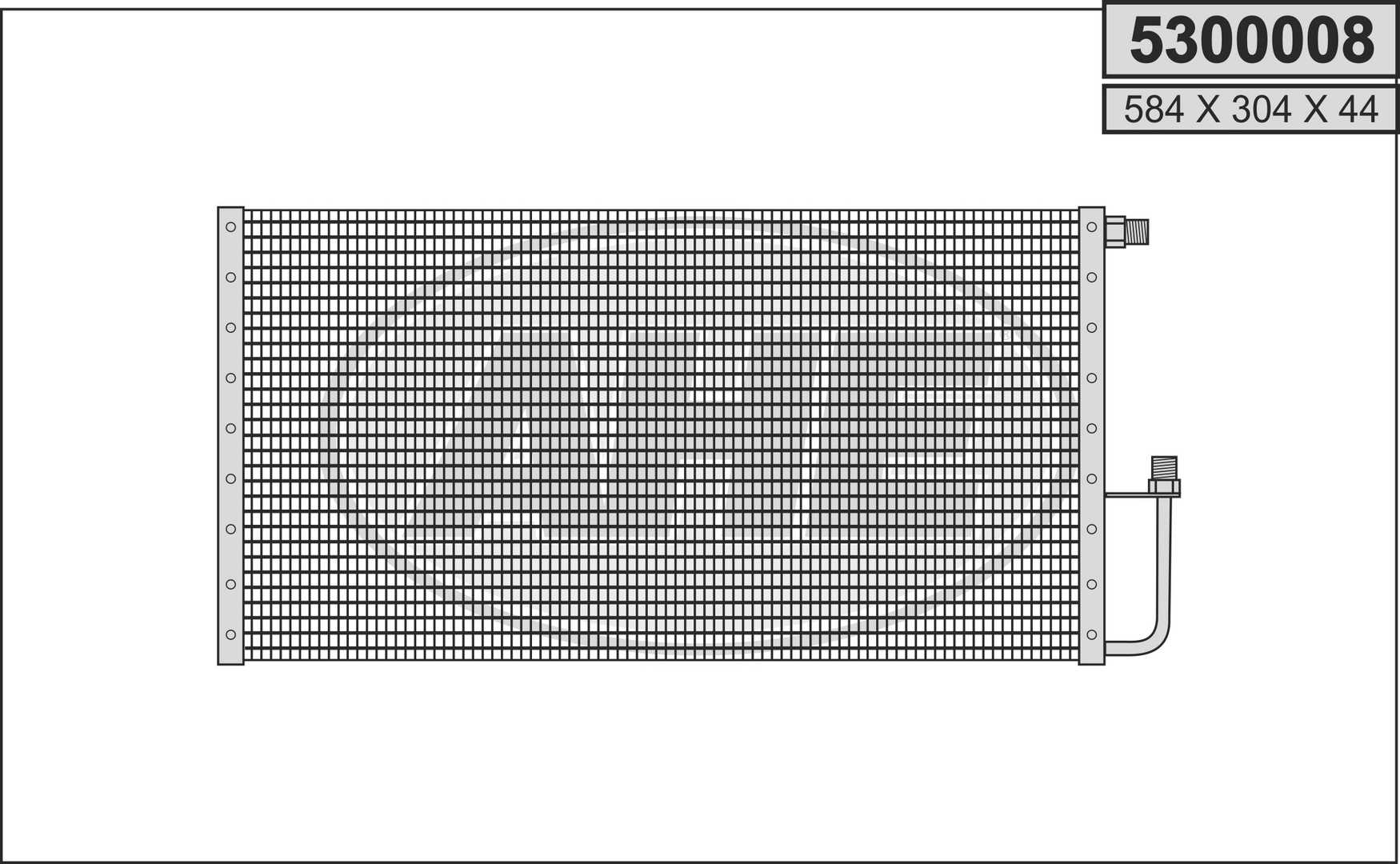 AHE 5300008 Condensatore,...