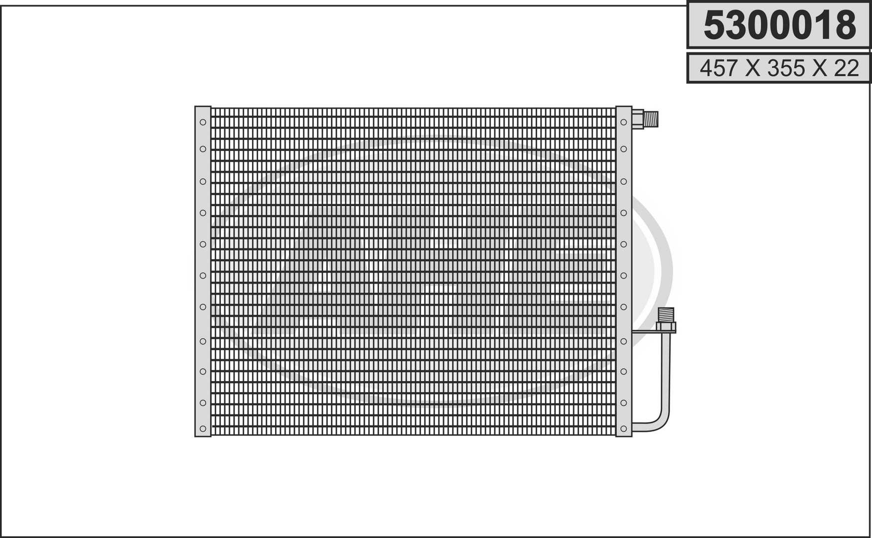 AHE 5300018 Condensatore,...