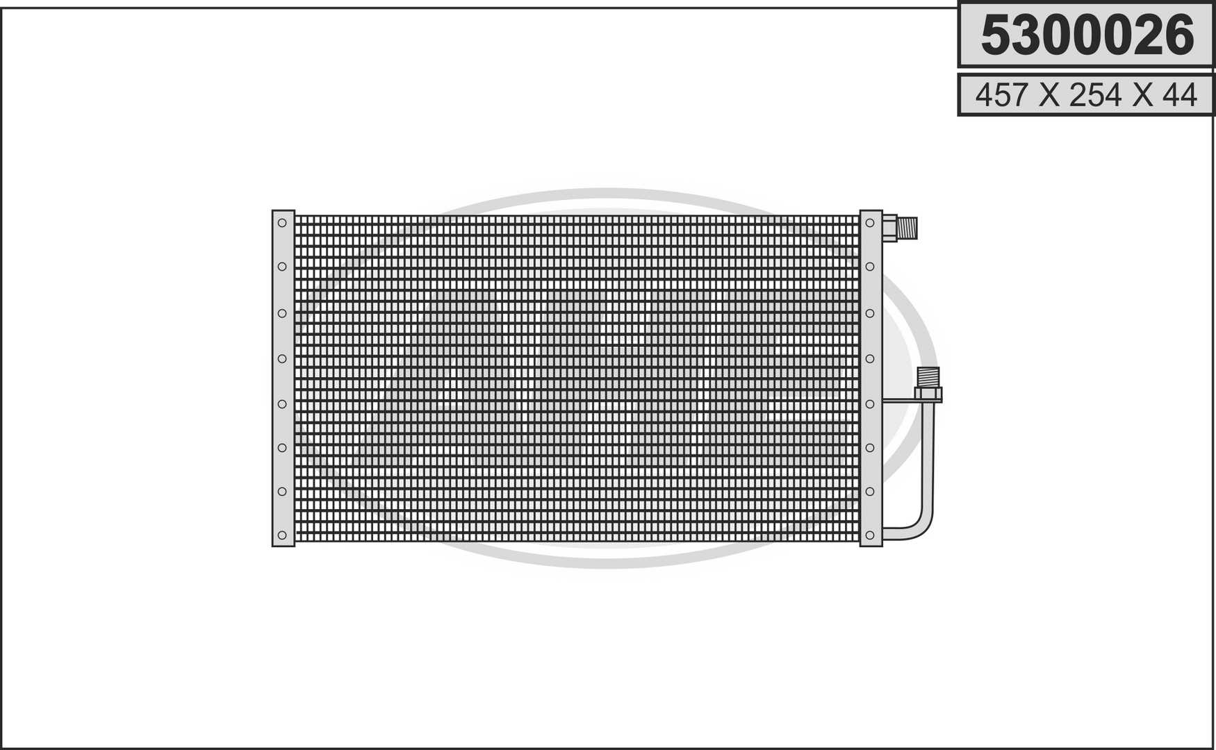 AHE 5300026 Condensatore,...