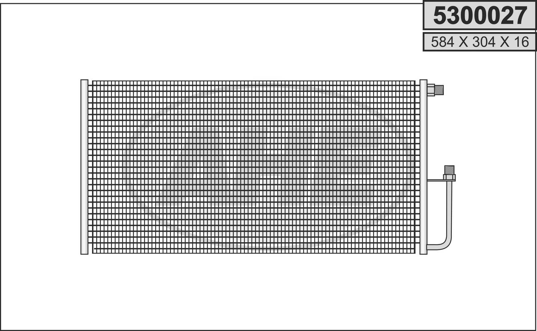 AHE 5300027 Condensatore,...