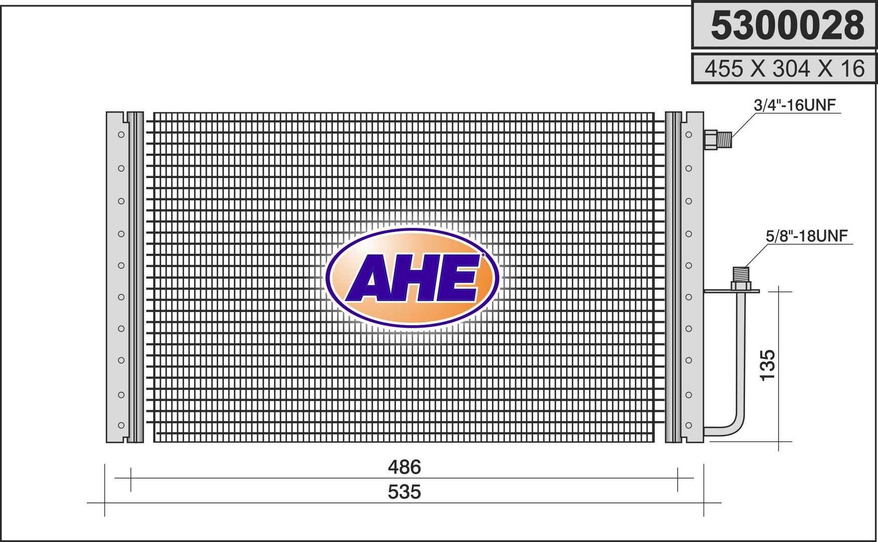 AHE 5300028 Condensatore,...
