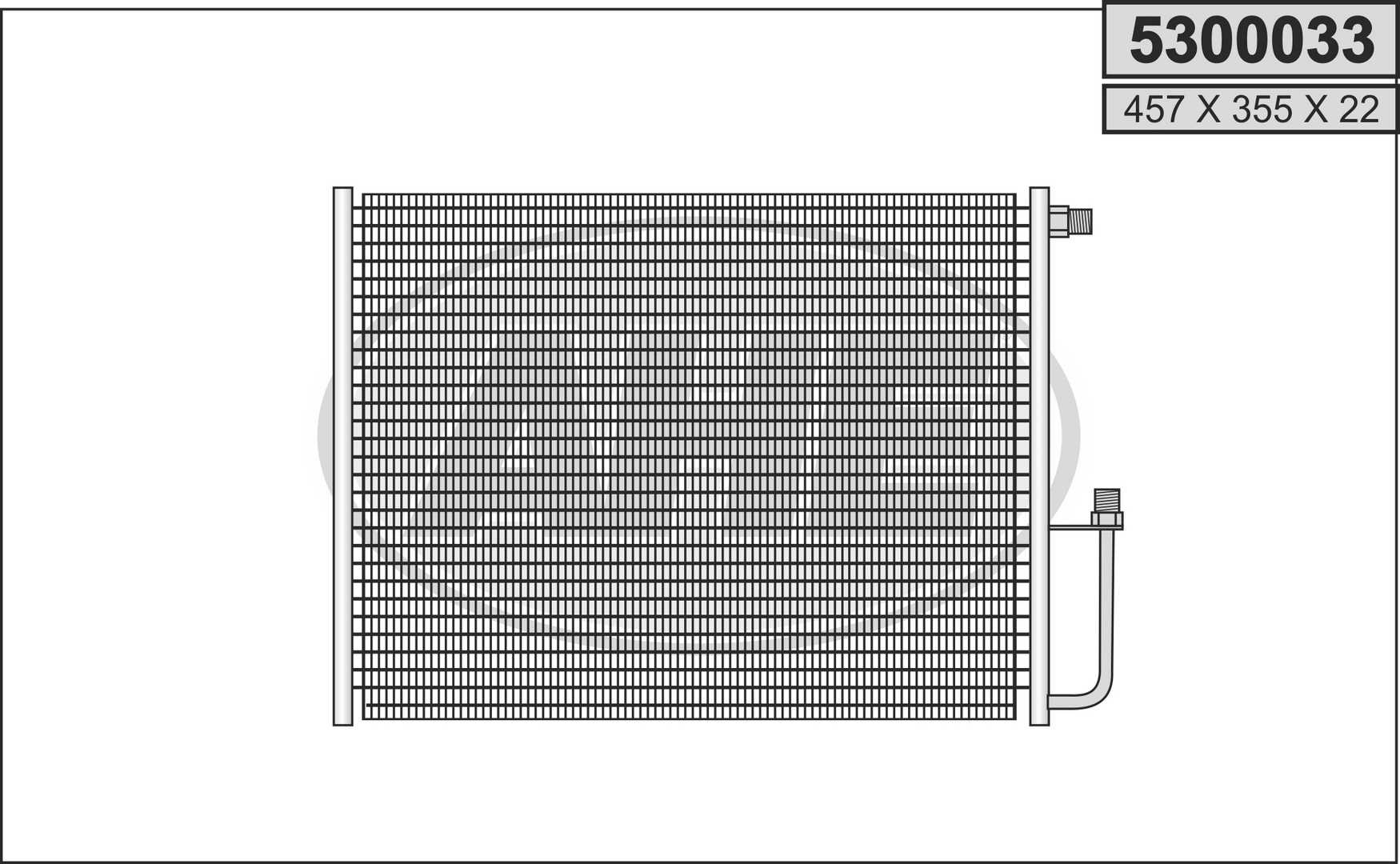 AHE 5300033 Condensatore,...