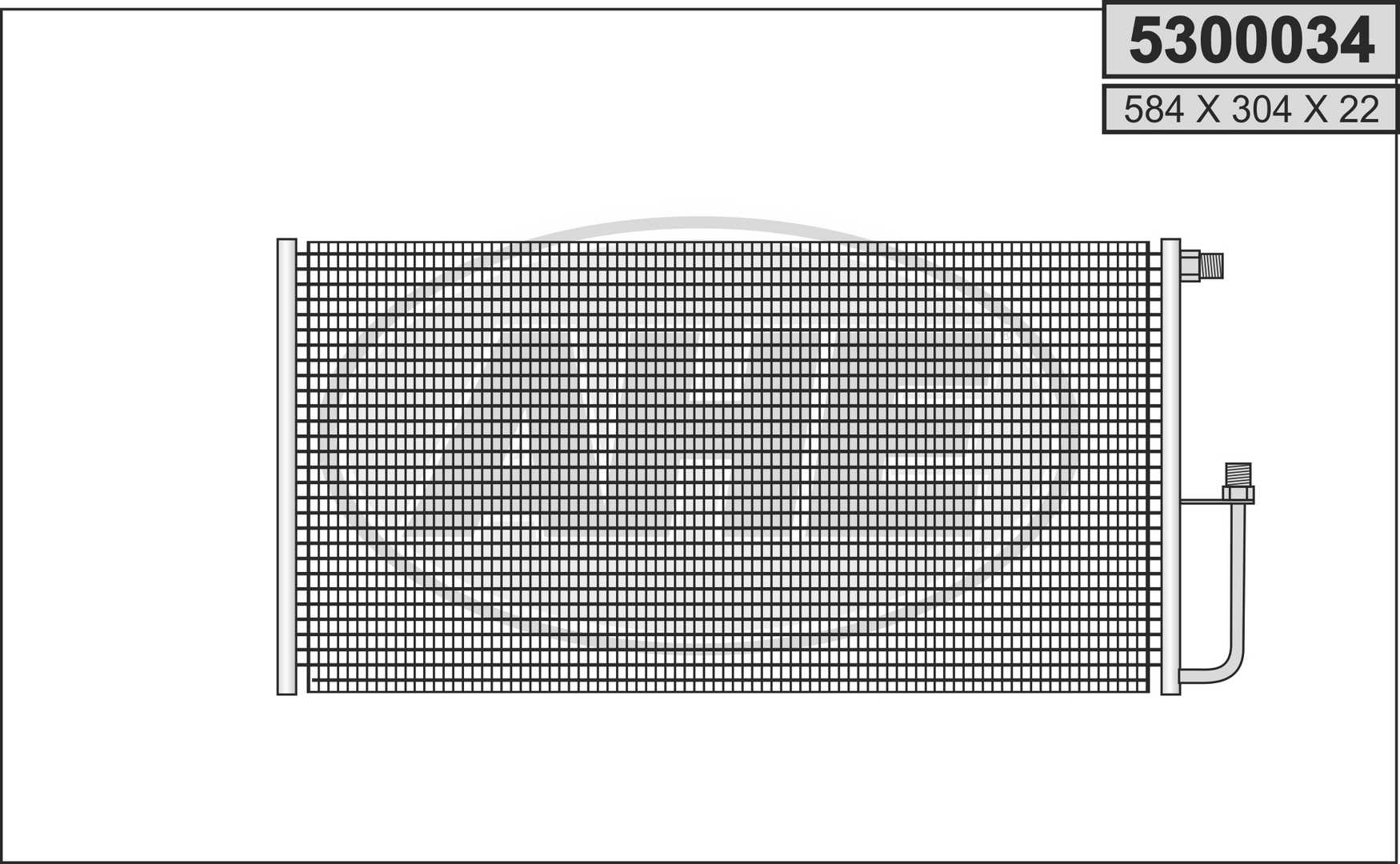 AHE 5300034 Condensatore,...