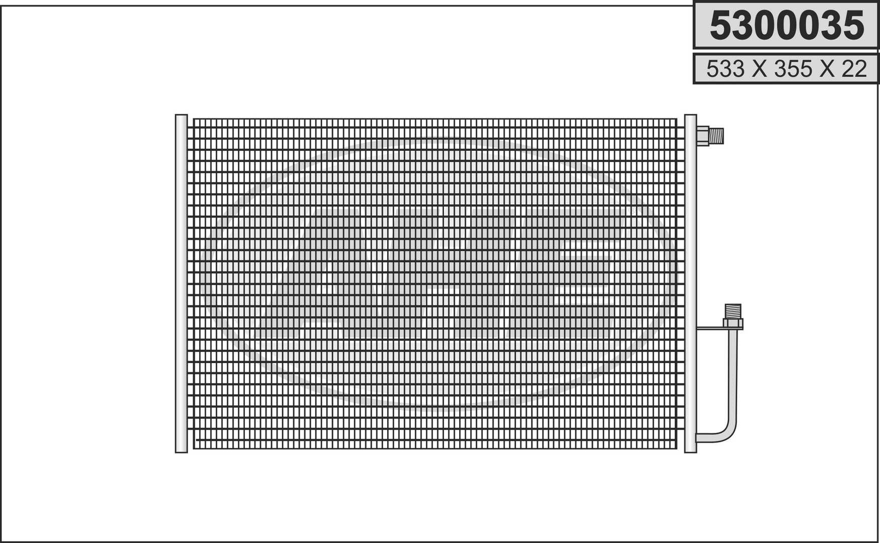 AHE 5300035 Condensatore,...