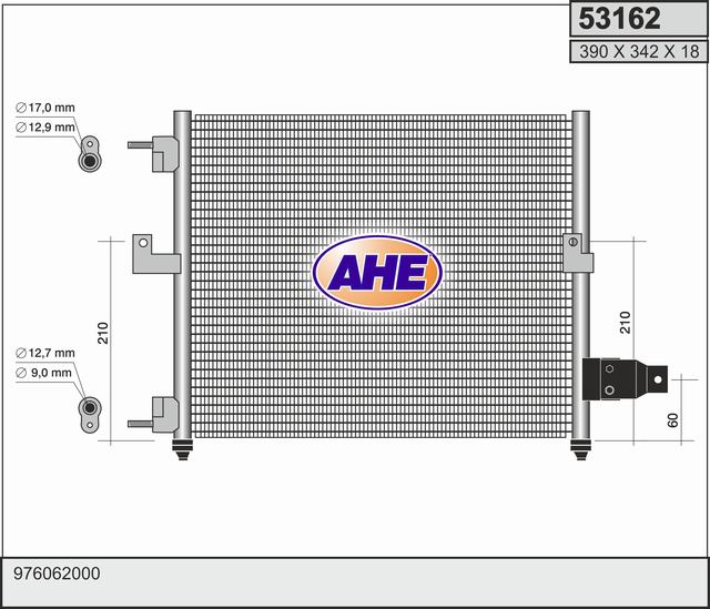 AHE 53162 Condensatore,...