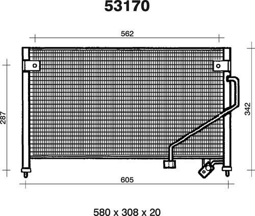 AHE 53170 Condensatore,...